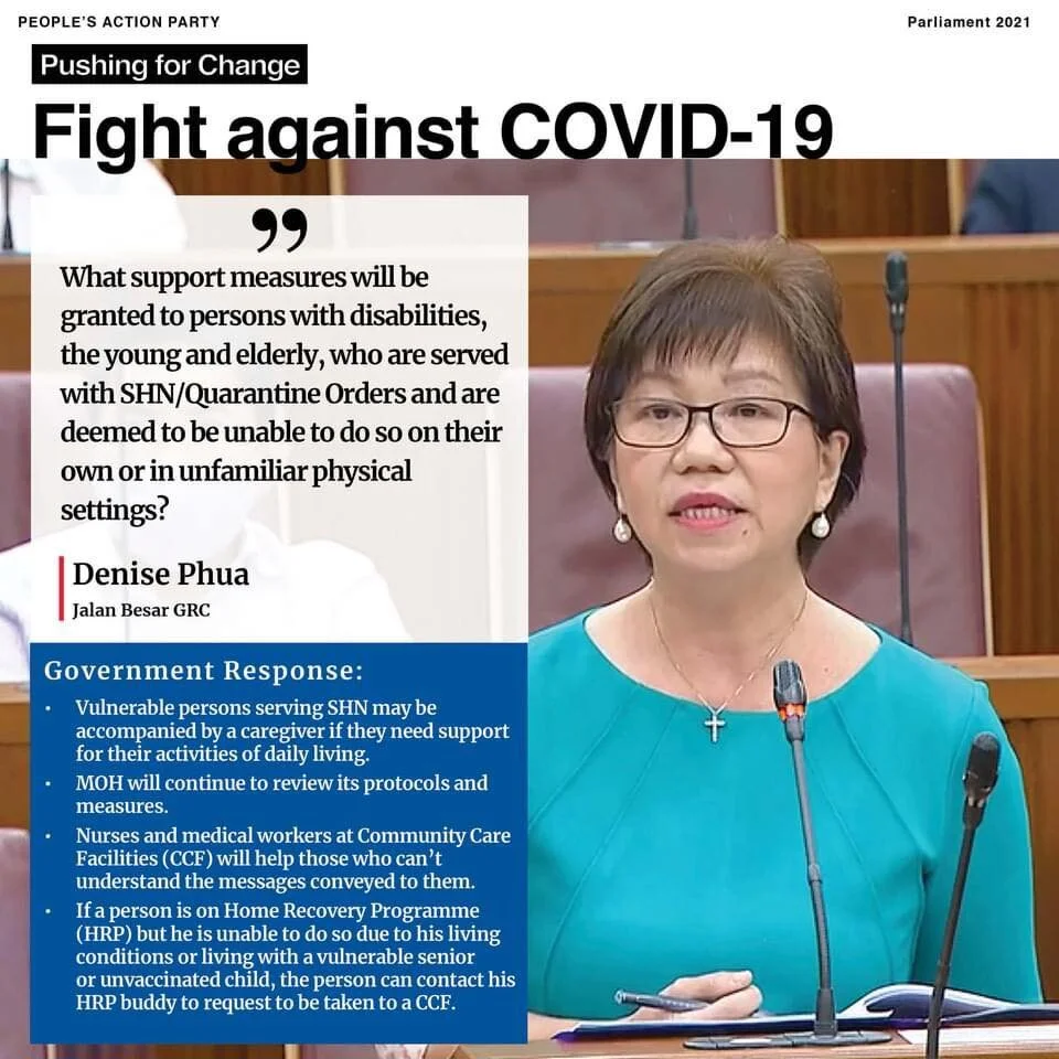 Parliament: on COVID-19 measures for Vulnerable Residents