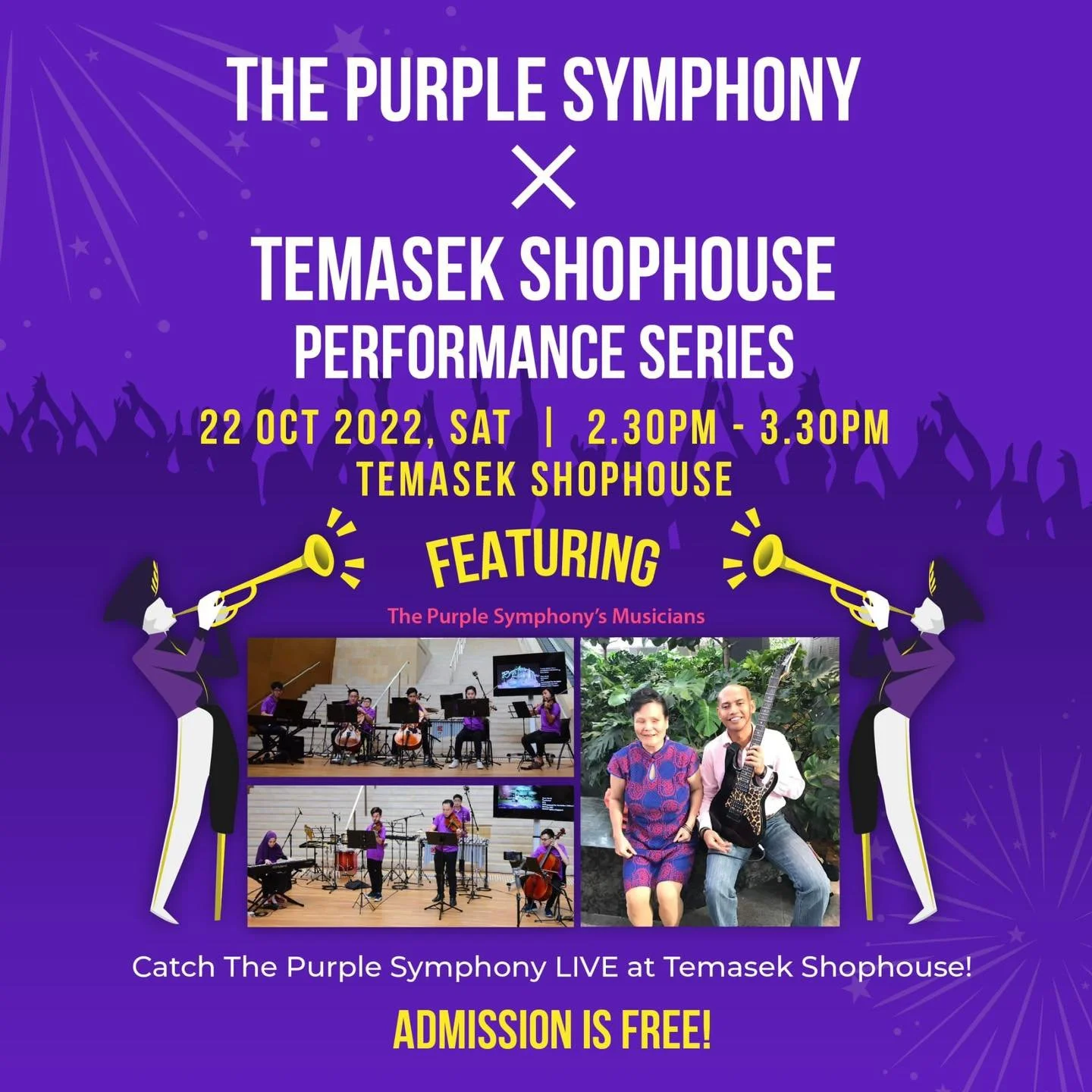 The Purple Symphony @ Temasek Shophouse