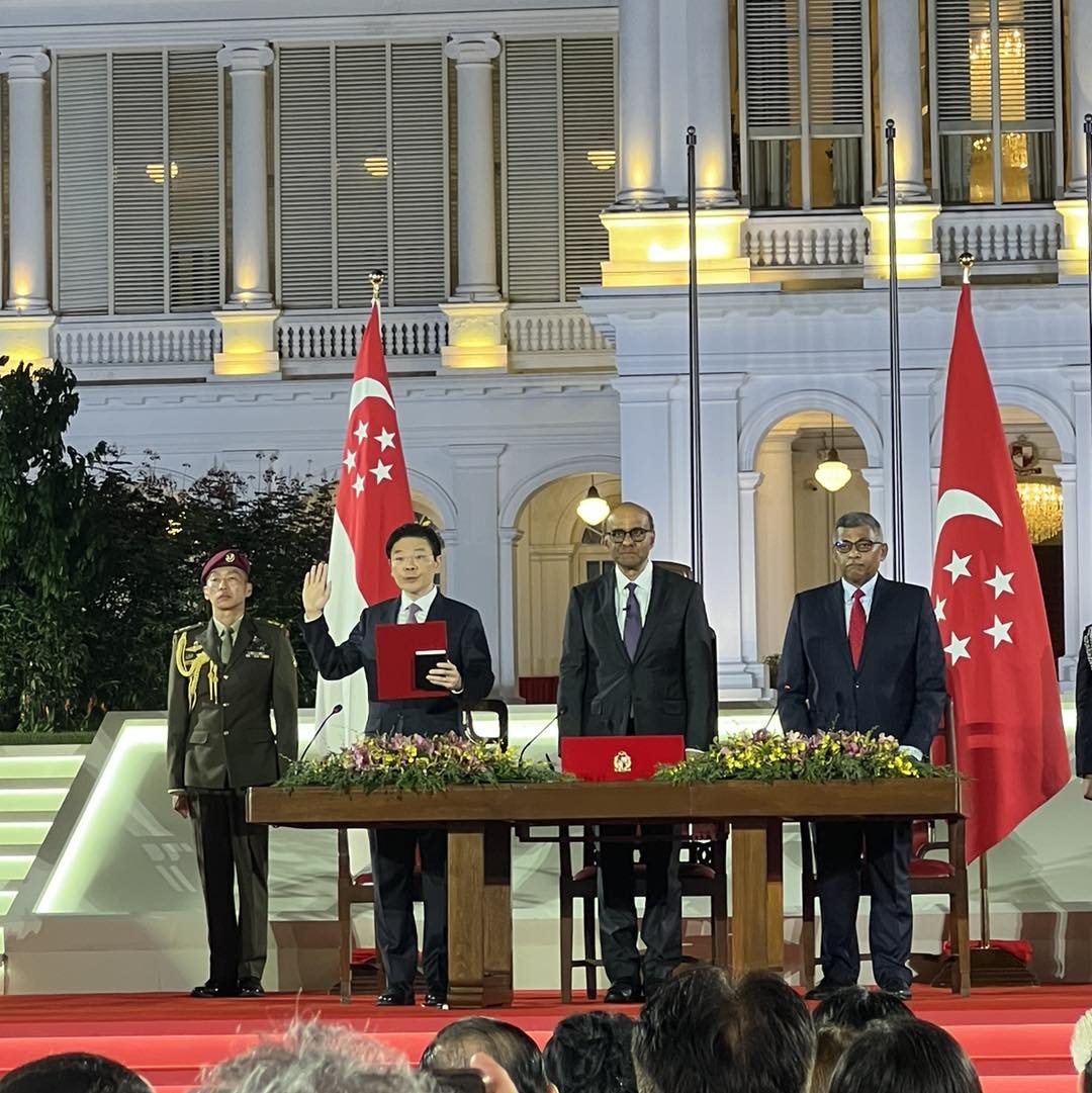Swearing-In Ceremony of PM Lawrence Wong