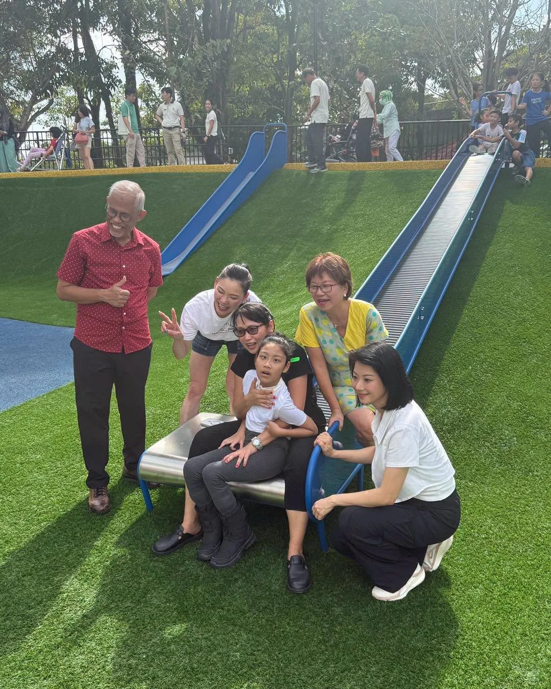 Opening of Magical Bridge Playground at Sun Plaza Park
