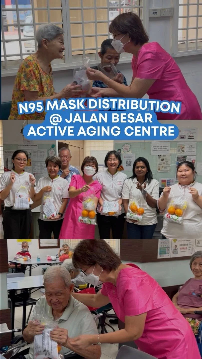 N95 Mask Distribution @ Jalan Besar Active Ageing Centre