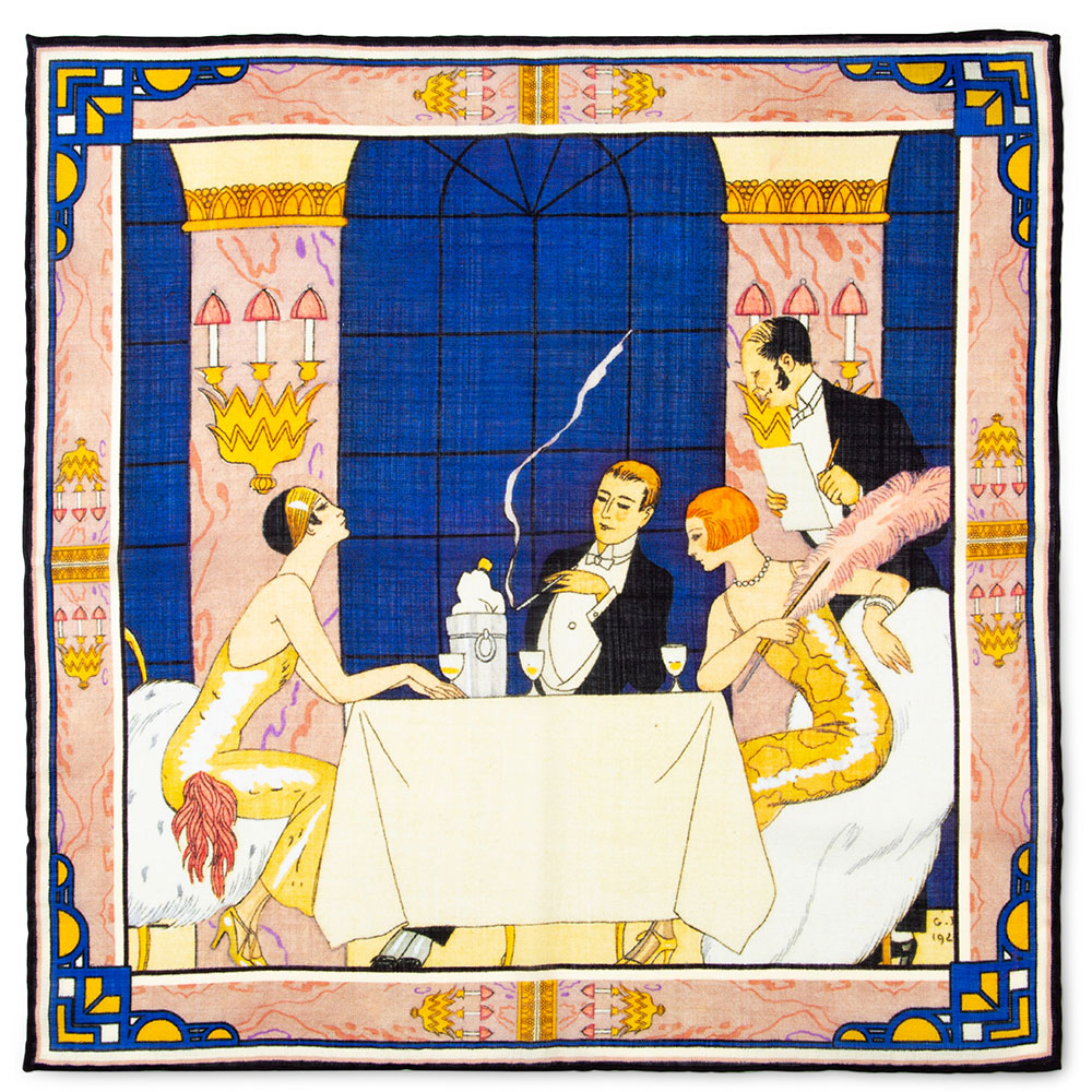 La-Gourmandise-George-Barbier-Pocket-Square.jpg