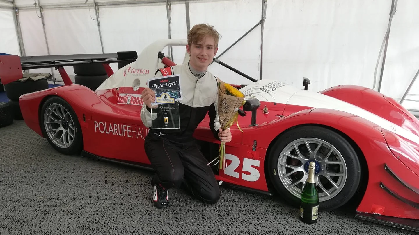 Bild: Rookien Gustav Brandin som kör för Alriksson Motorsport.