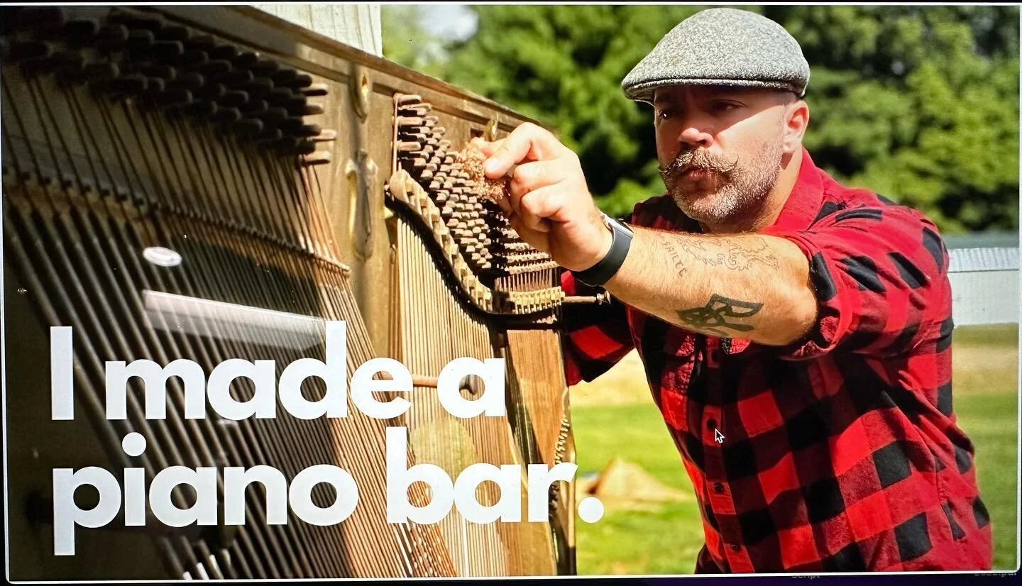 My most recent build is up on YouTube. Check out Nydza&rsquo;s Woodshop on YouTube. #woodworking #bar #pianobar #barbuild #diy