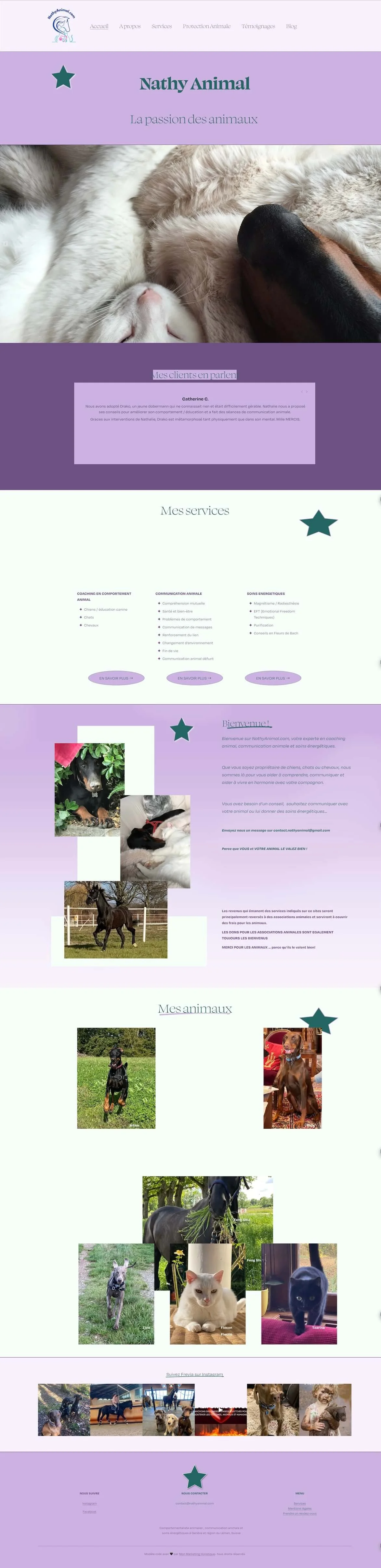Nathalie Bailat, comportementaliste animalier