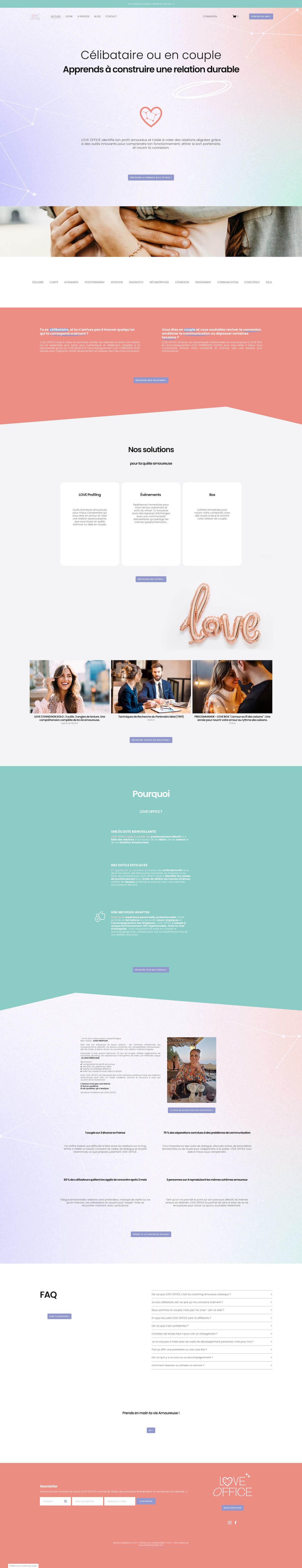 exemple site Love Office