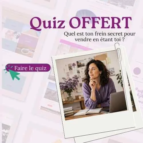 Quiz Offert : Découvre ton frein à vendre
