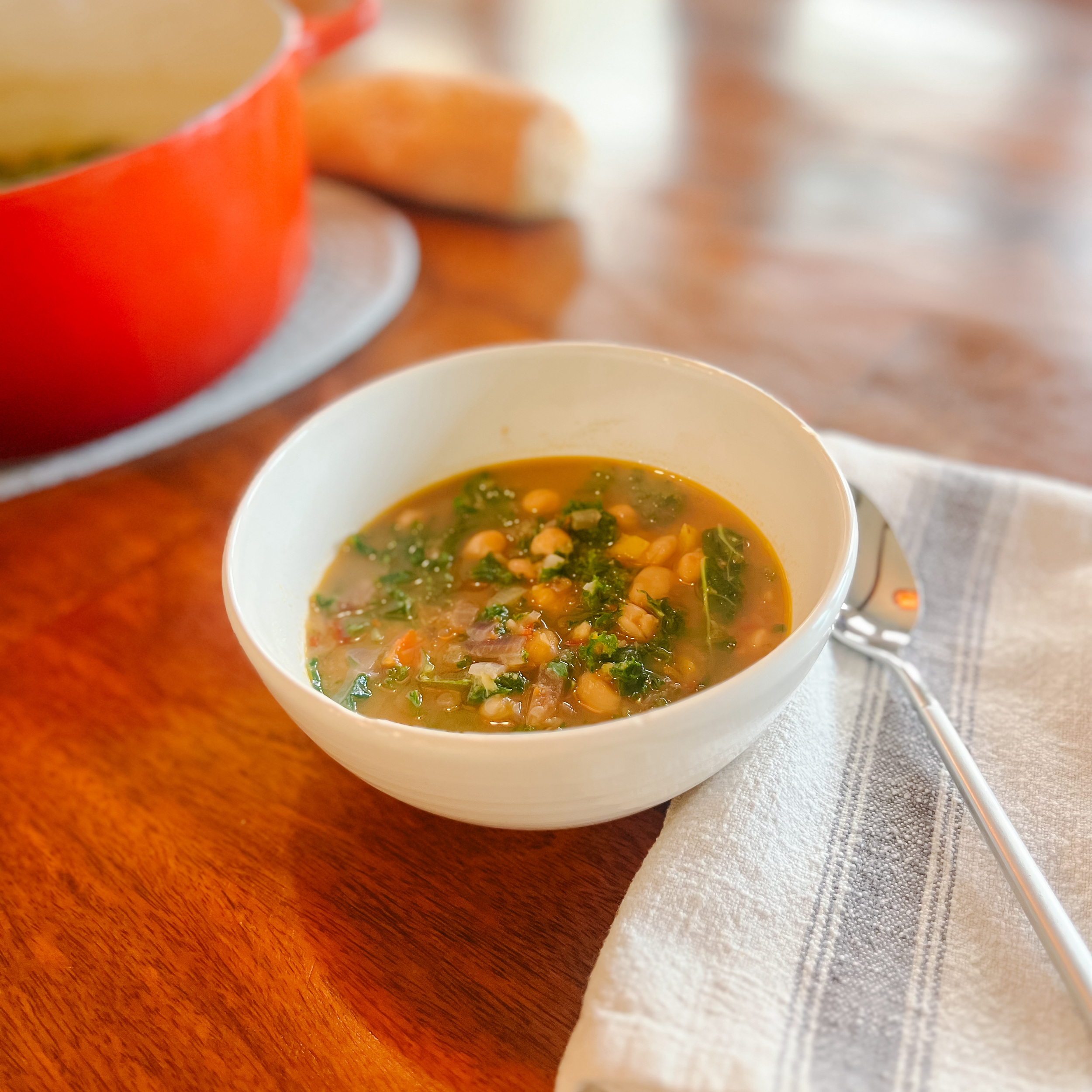 Creamy White Bean and Kale Soup