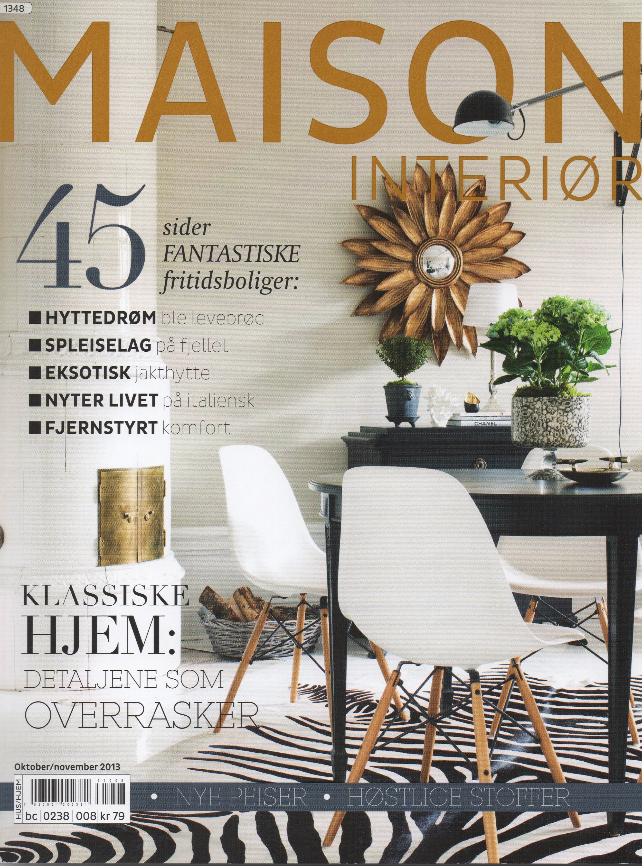 Norwegian Magazine Maison Interior, 2013