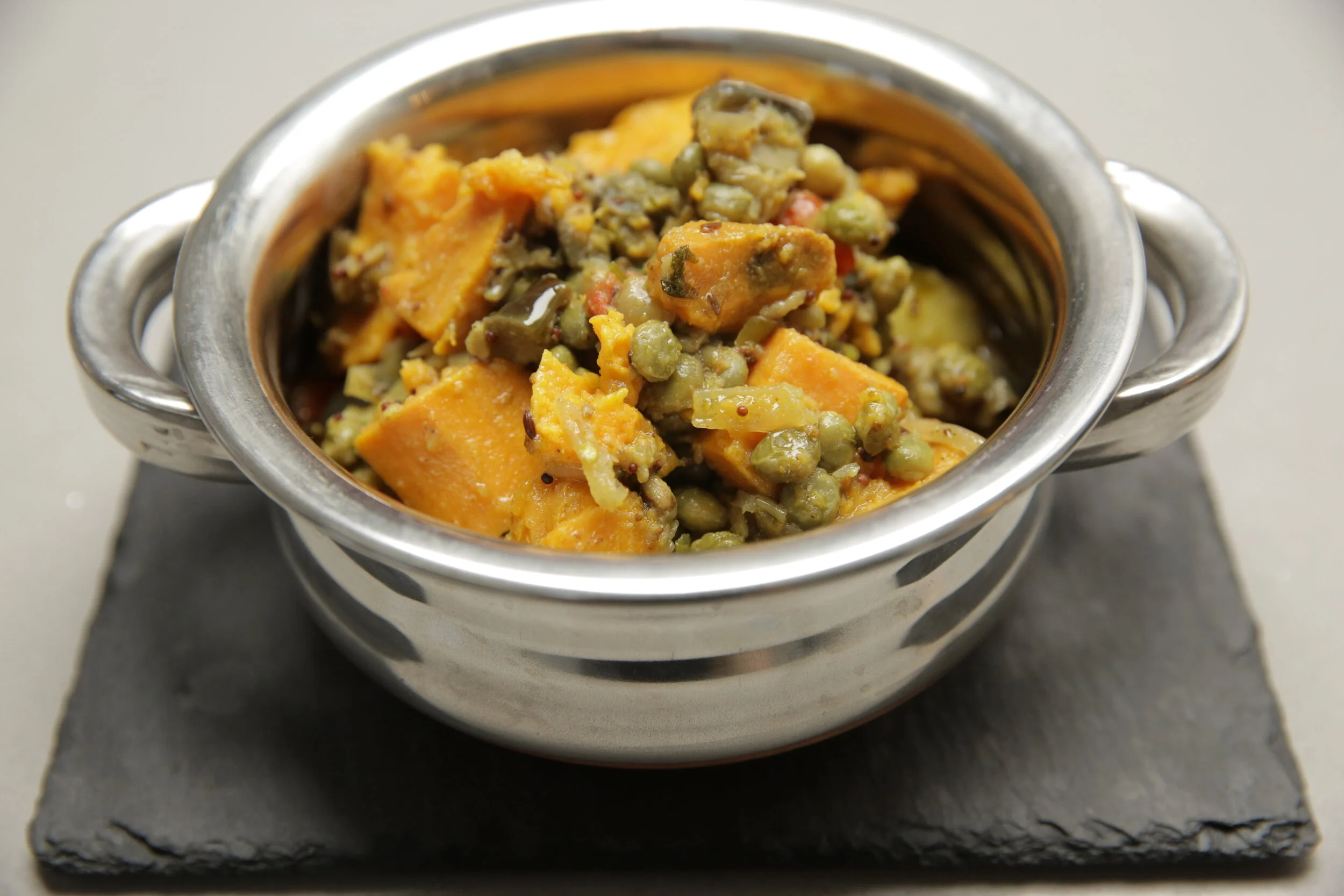 Sweet Potato, Aubergine and Peas Curry.JPG