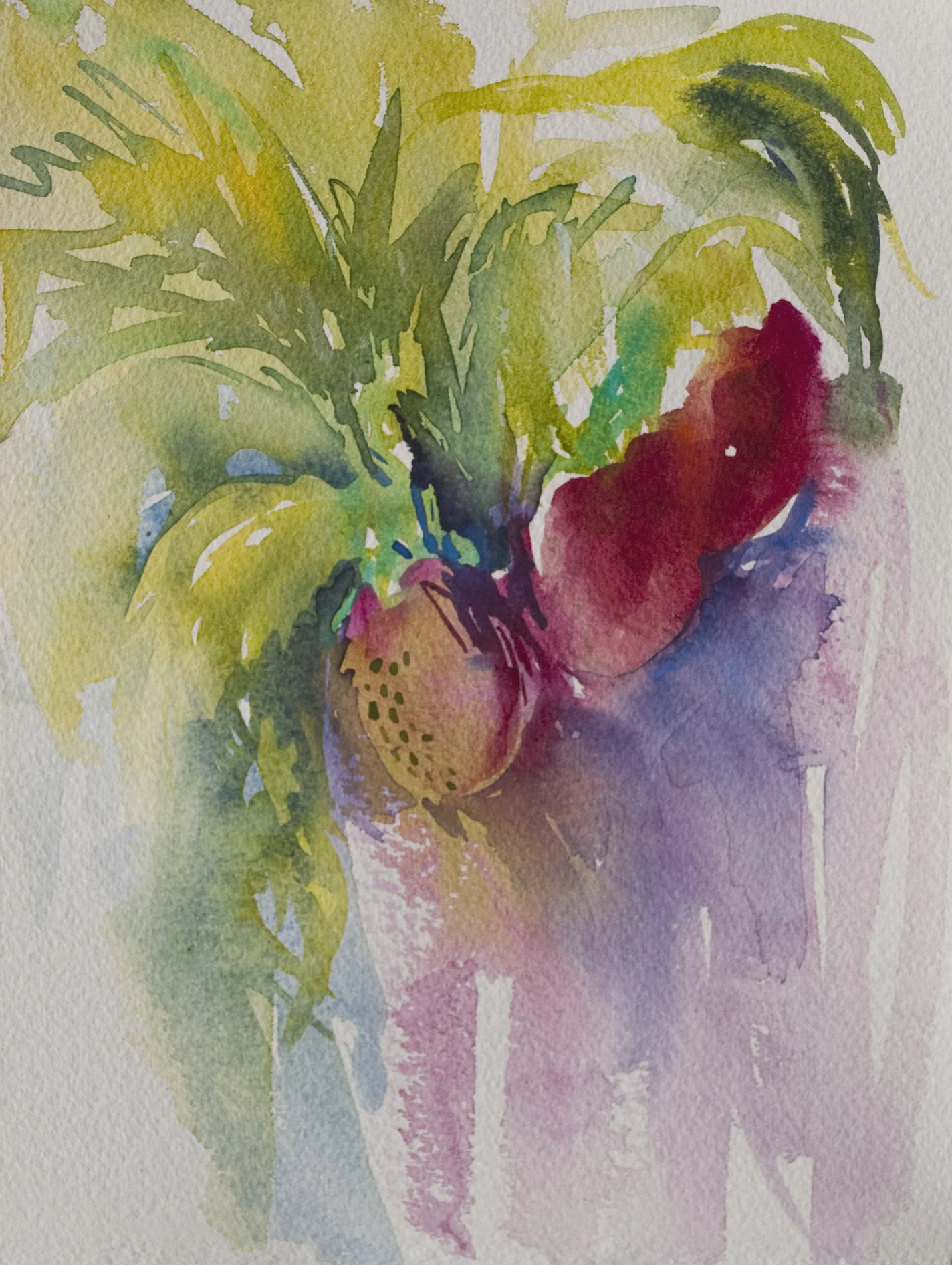 Strawberry Fields Forever: Watercolor Style