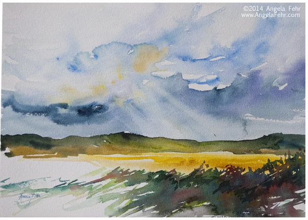 The Colours of the Peace River Region: Gold & Blue