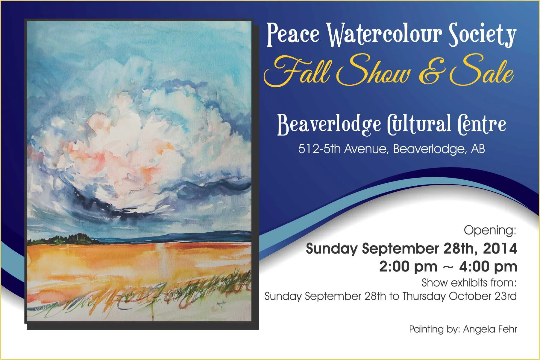 Peace Watercolour Society Fall Show & Sale
