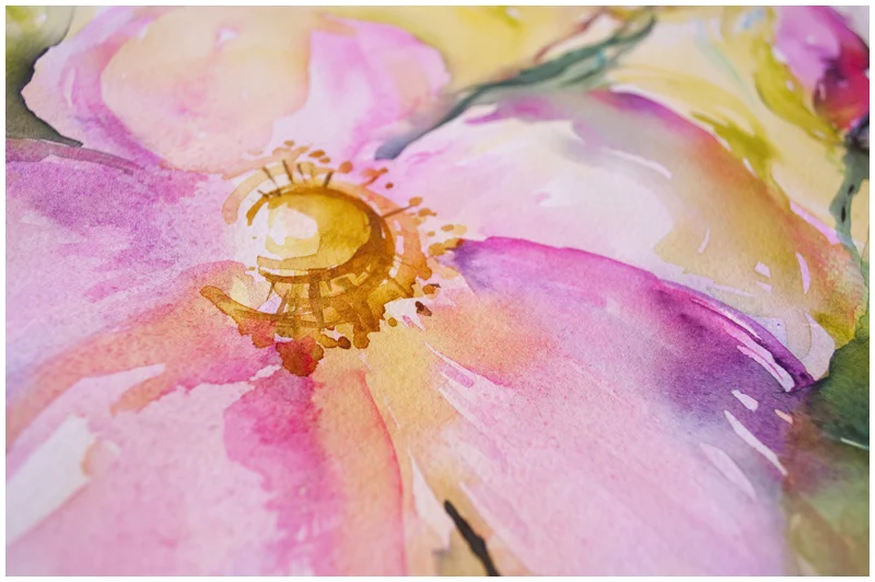 July Painting of the Month: Spray of Wild Roses