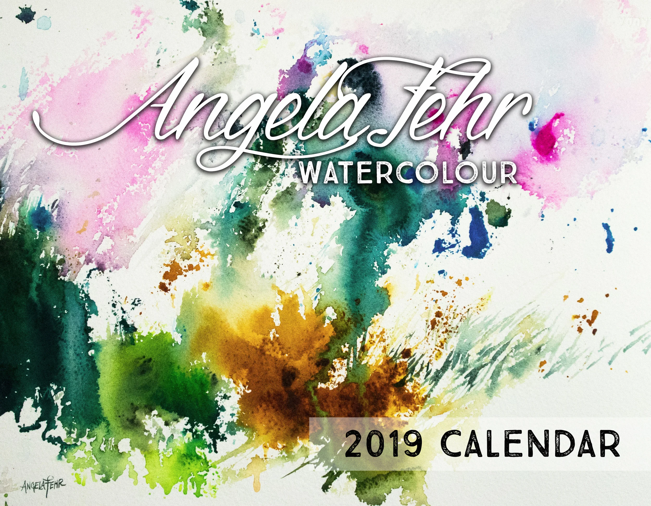 The 2019 Angela Fehr Watercolour Calendar