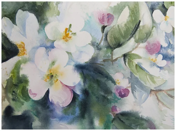 The Second Try Watercolor Painting Method