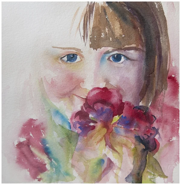Portrait Painting: "Sweetest Blossom"