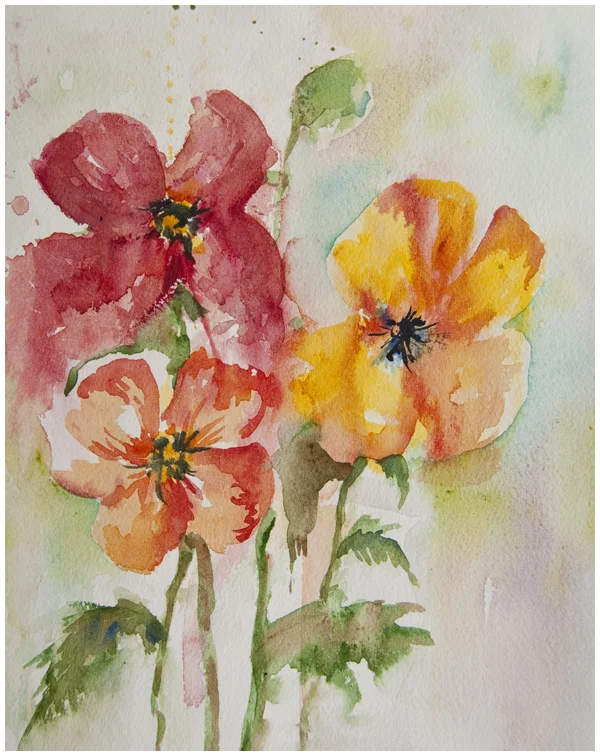 Charity Auction Day 7 - Final Day! Poppy Trio