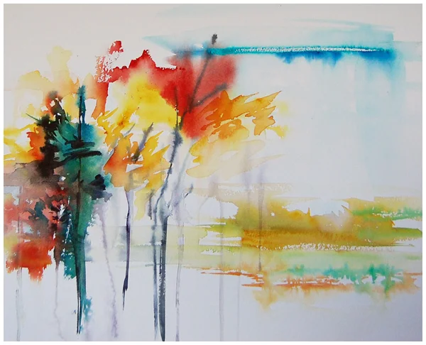 Abstract watercolor deals