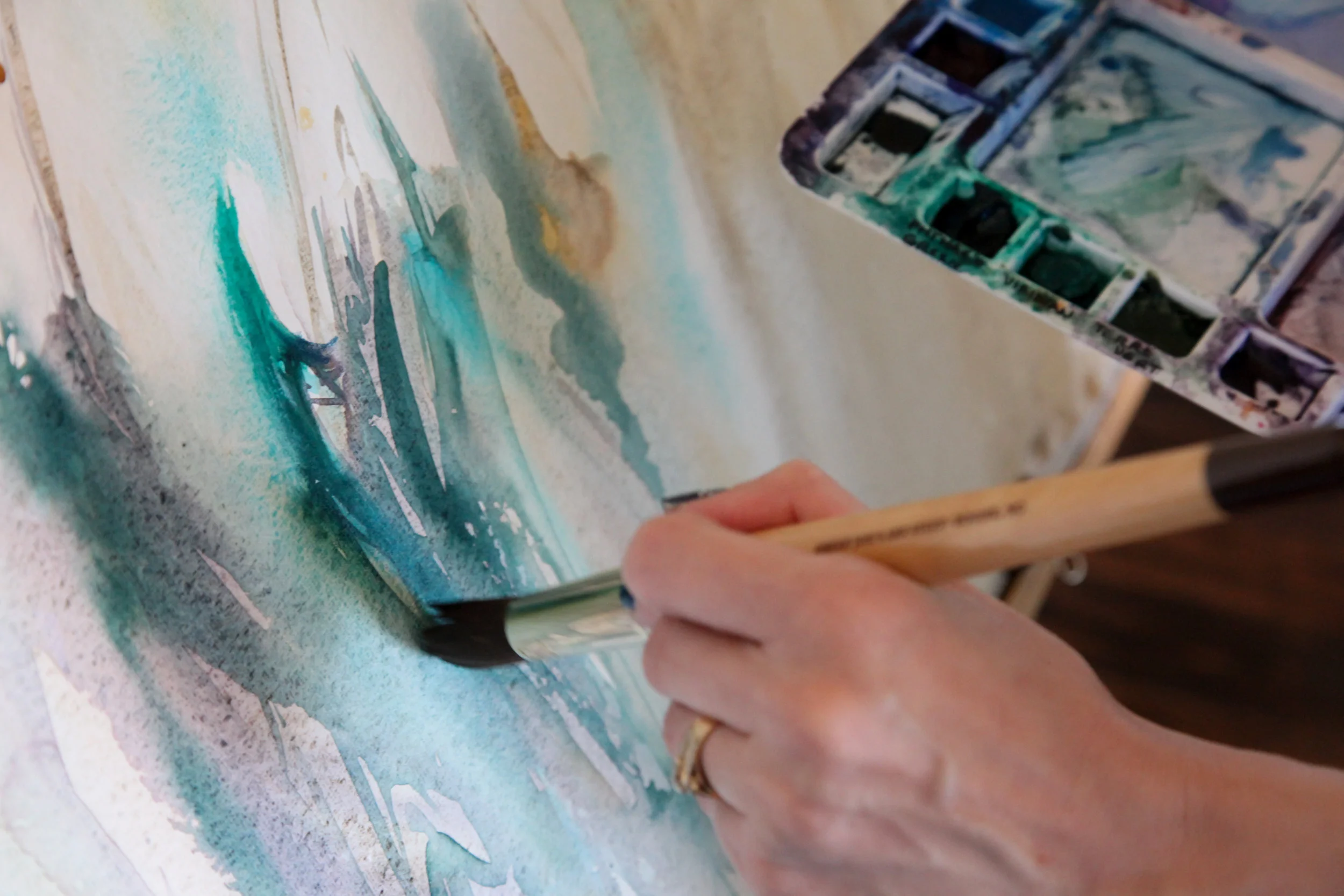 Loos Paint How to Become a Loose Painter. | Angela Fehr Watercolour