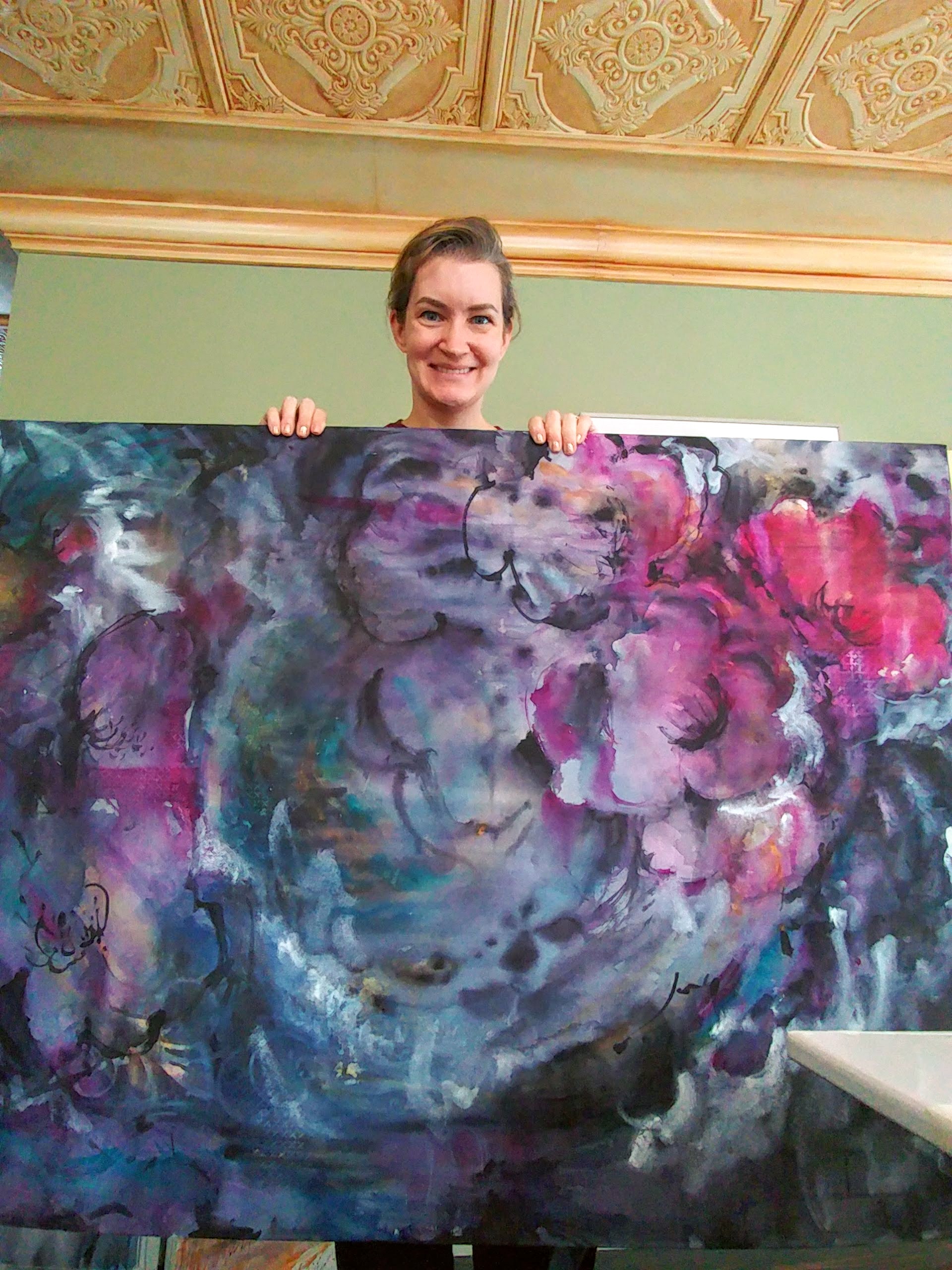 Painting on a Very Big or Oversized Canvas