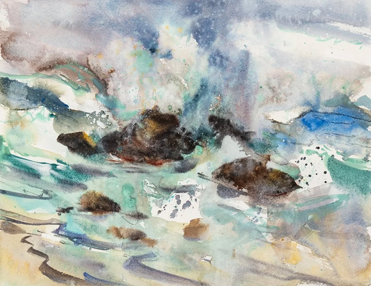 I have been wanting to share a recap from my last art retreat in October, but until I get that done I can post some paintings inspired by the beautiful location in Pacific Grove California. Such beautiful and mesmerizing surf! I could watch that acti