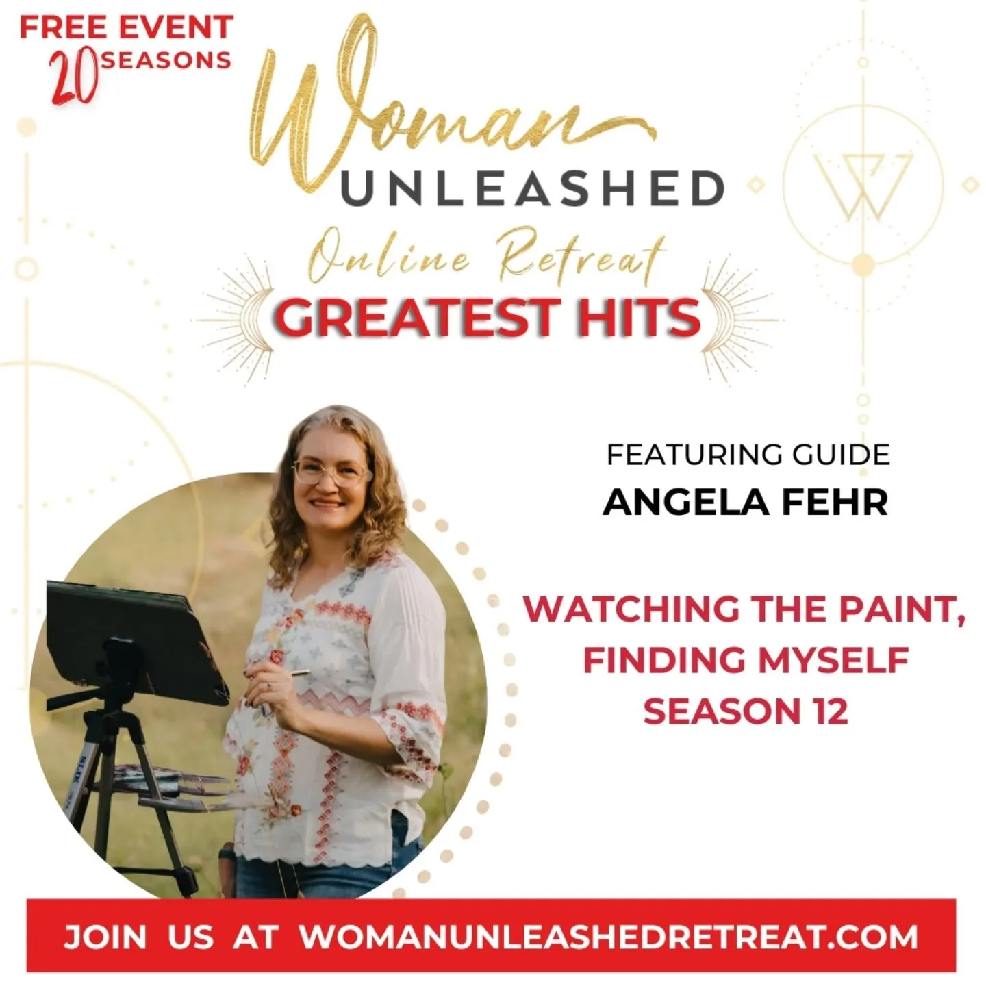 Painting has been a wonderful way of helping me find a place of presence and connectivity in my life and supporting my identity. 
Back in 2020 I shared that process in a painting exercise for the Woman Unleashed online retreat, and this year they are