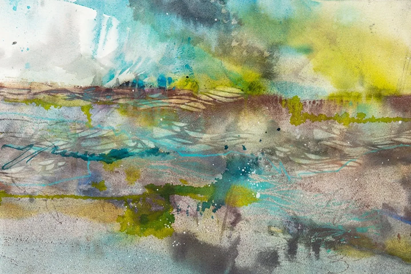 Something I learned over the last few years is not to be afraid of going too far in a painting. Even though a watercolor can get overworked and muddy, pushing forward has helped me learn how to work within that, and some of my "too much" pa