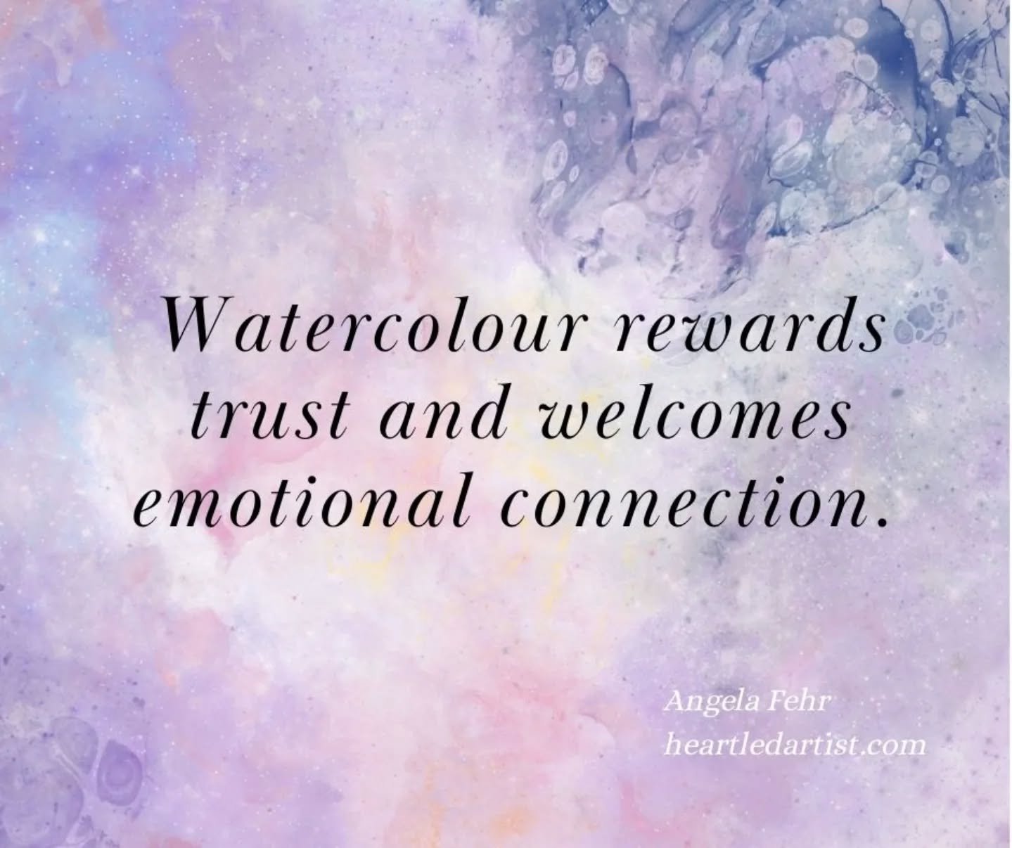 Doesn't this sound like a better truth to believe than "watercolor is the hardest medium?" 
And isn't it wonderful to paint from that foundation?
.
Watercolor Mastery Intuitive Colour is closing for enrollment tomorrow. If you're craving a 