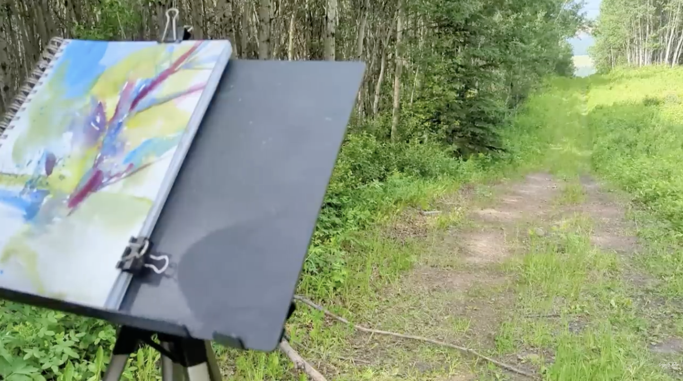 Letting wonder lead your watercolours