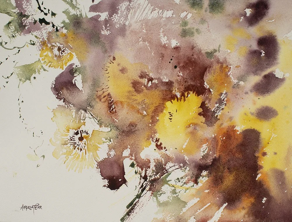 Using Spilled Colour to Develop Your Artistic Style | Angela Fehr ...