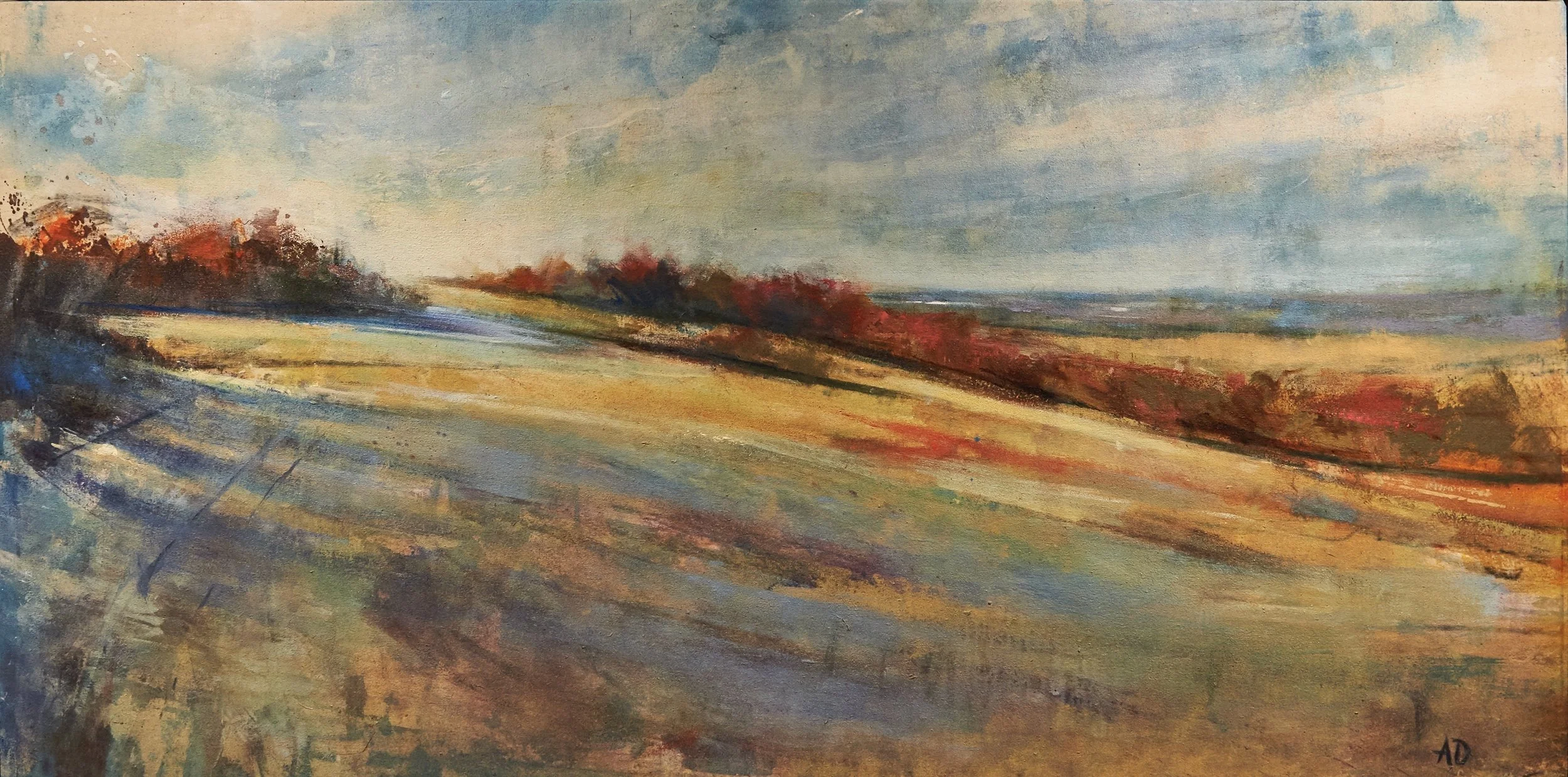 Frost on Watlington Hilll, Oxfordshire