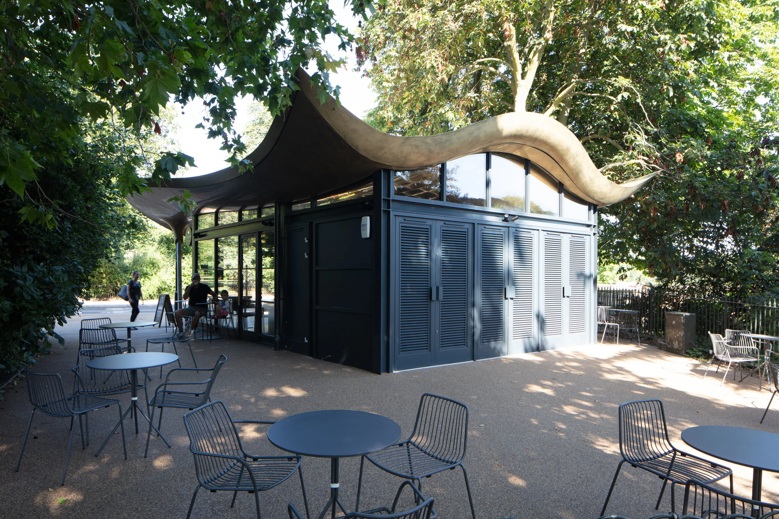 The Serpentine Coffee House Mizzi Studio Architecture Design