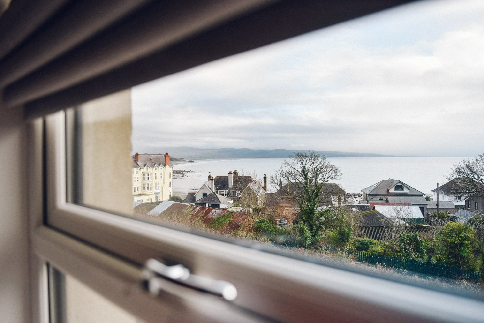 Sea views from double bedroom