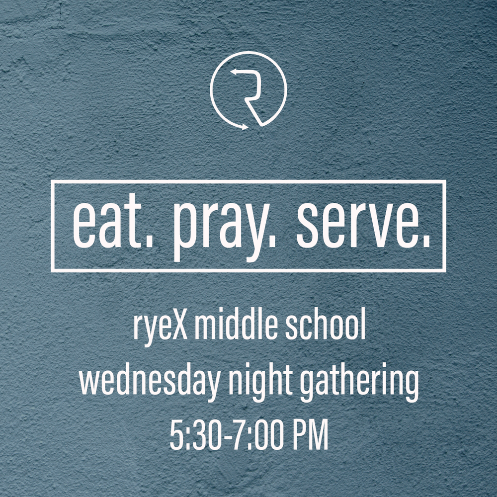 Eat. Pray. Serve.
