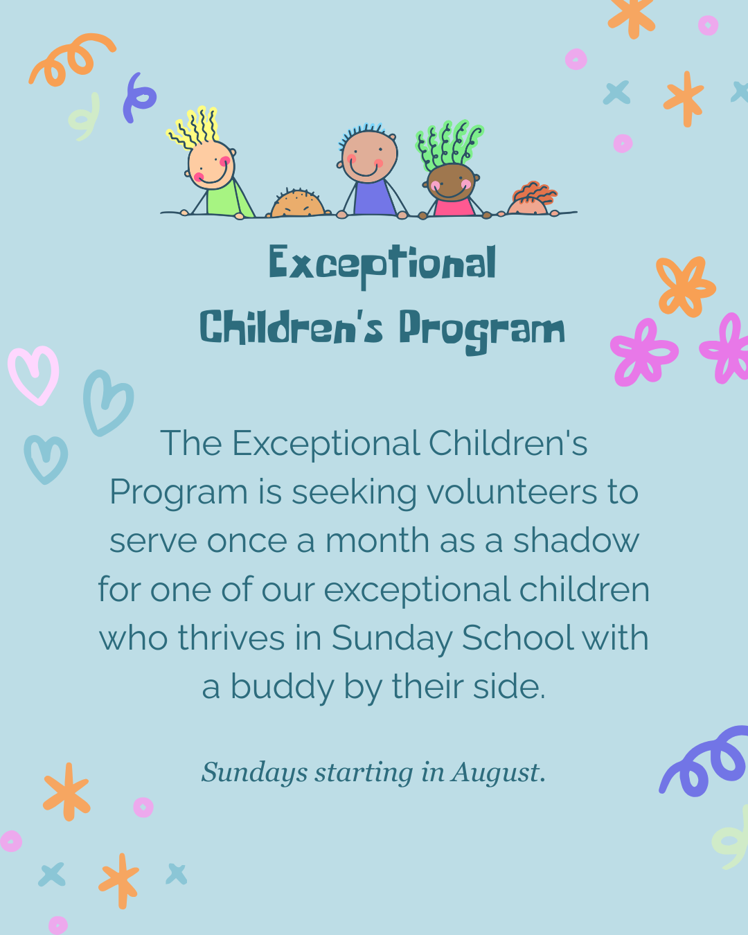 Exceptional Children’s Program - Roswell Presbyterian Church