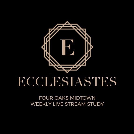 Join us tonight at 7pm as we begin a church wide study on the book of Ecclesiastes. Participate LIVE at http://fouroaksmidtown/Ecclesiastes. If you missed Pastor Lance&rsquo;s introduction to the study, you can watch it here: https://vimeo.com/405131