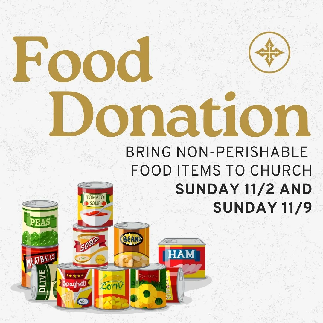 **IN NEED OF POWDERED MILK AND CANNED FRUIT** We are aware that local food pantries may experience a higher volume of visitors this month. To help offset the need, we will collect non-perishable food items over the next 2 Sundays and deliver them to 