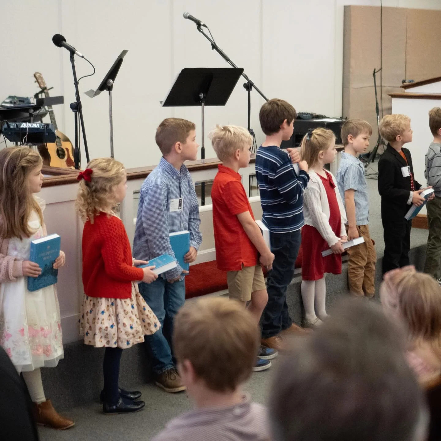 Each year, we have a rhythm of giving Bibles to the first graders in our church. This is a meaningful opportunity where we remind our children that, while we have abundant access to Scripture, much of the world does not yet have the Bible in their he