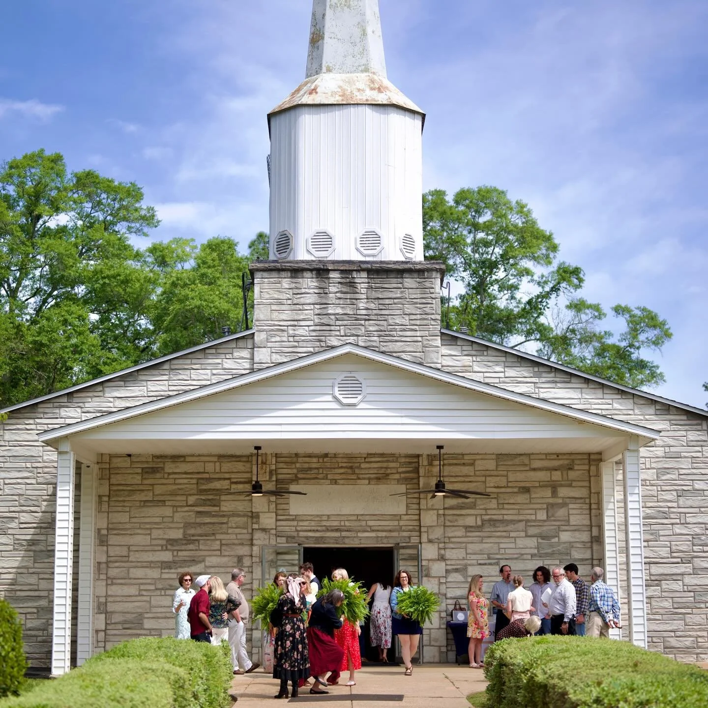 &ldquo;We will not be burned by the fire
He is the LORD our God
We are not consumed, by the flood
Upheld, protected, gathered up

We will feast in the house of Zion
We will sing with our hearts restored
He has done great things, we will say together
