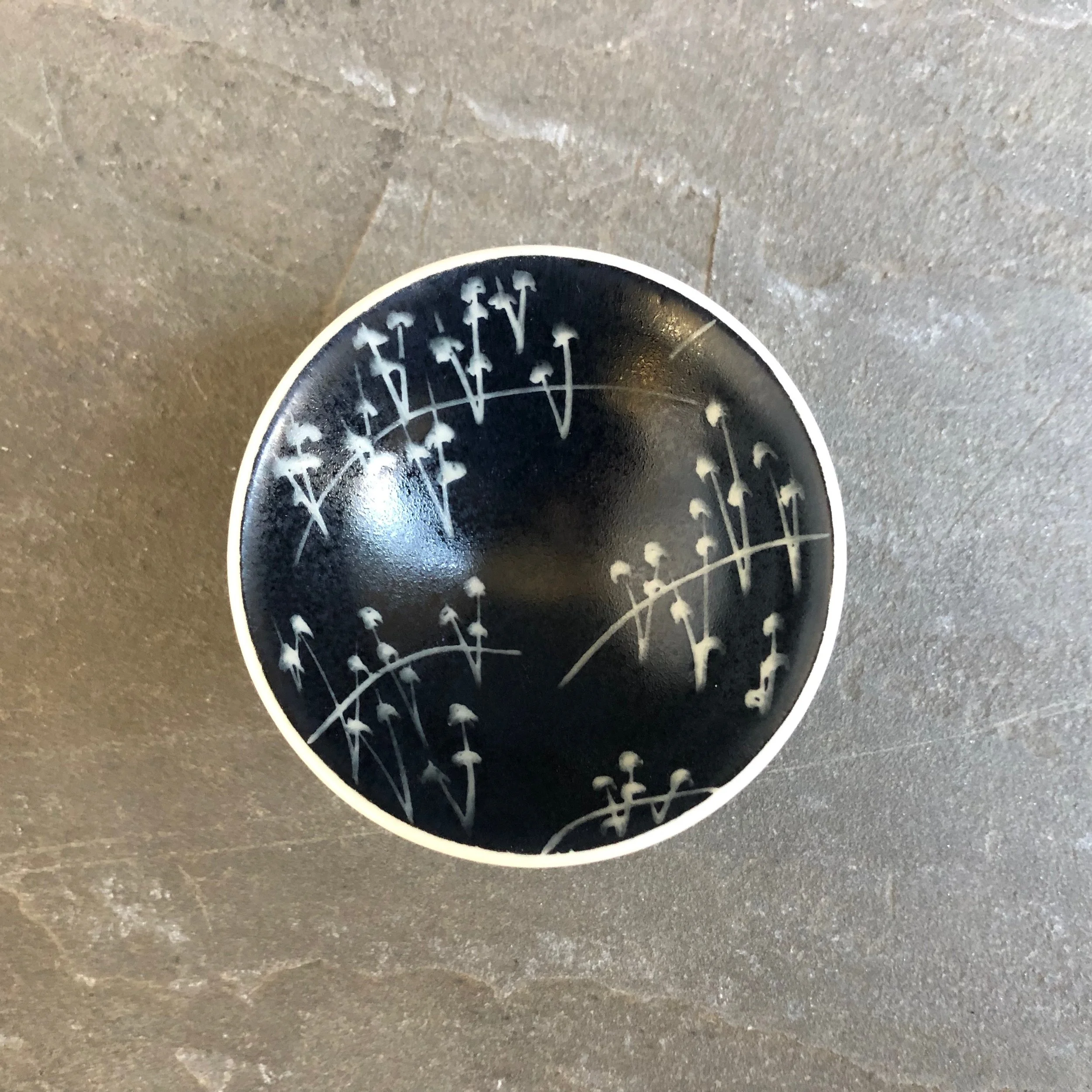 Mini- Black Interior and Black Blossom Exterior