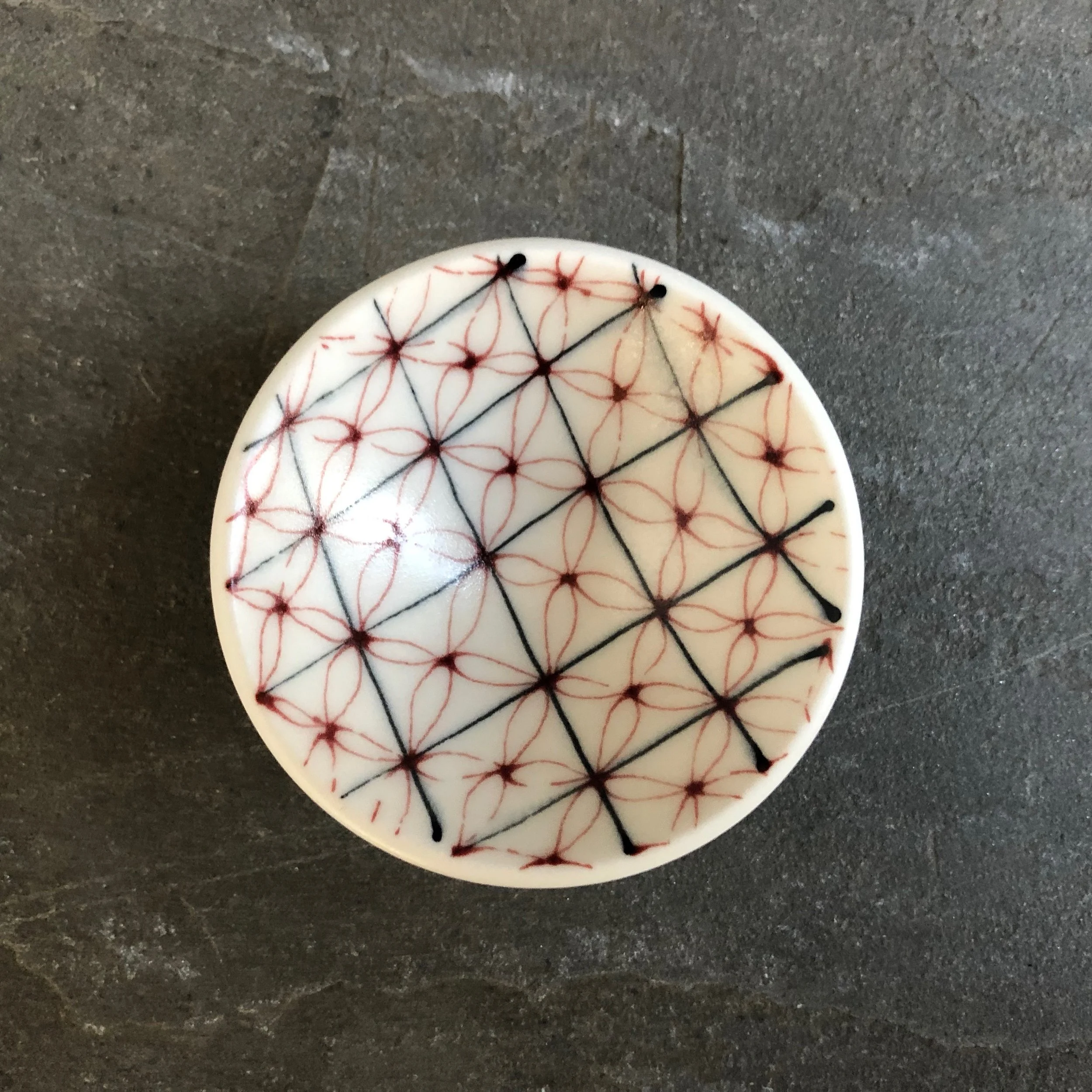 Mini- Red Geometric Interior