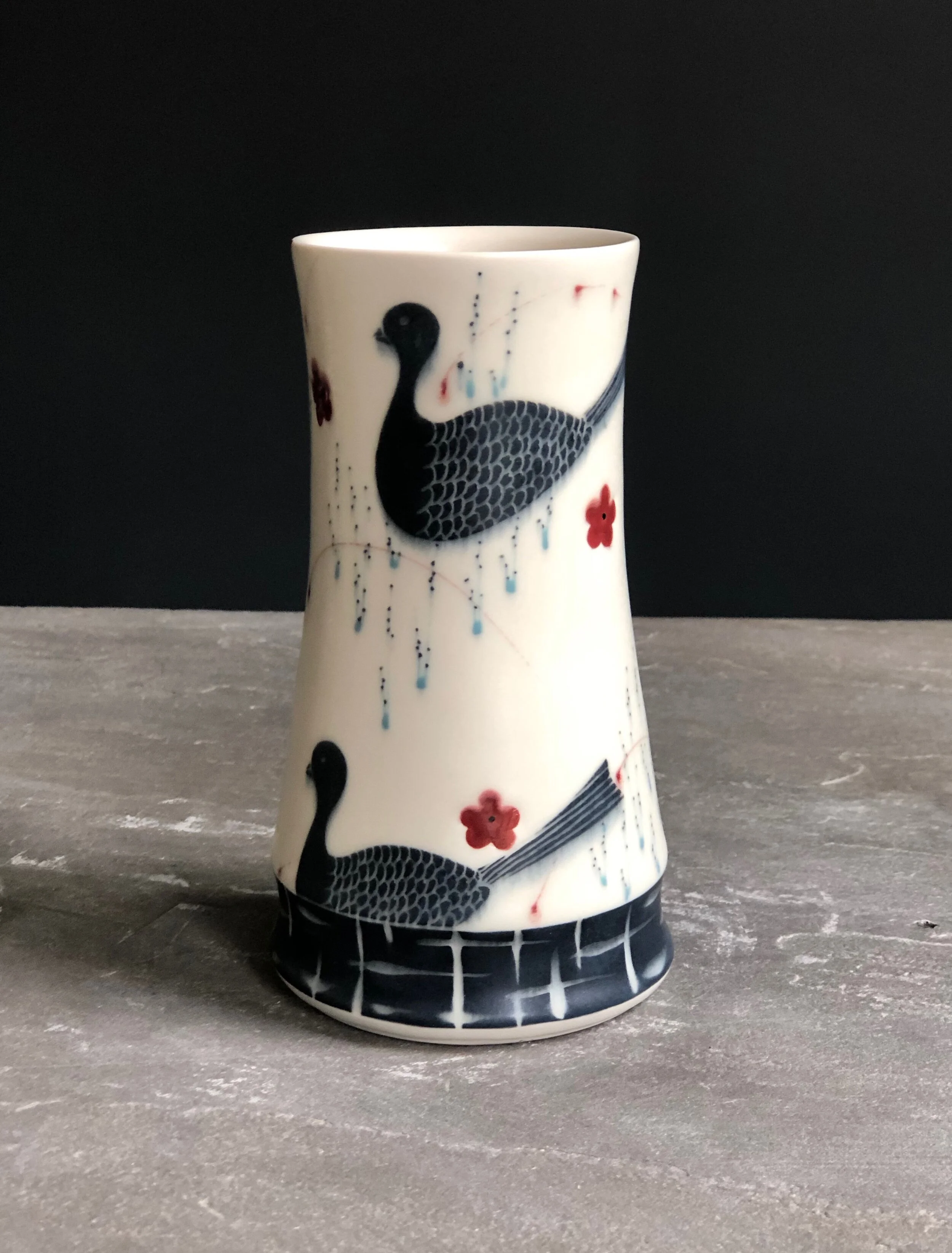 Vase With Pheasants