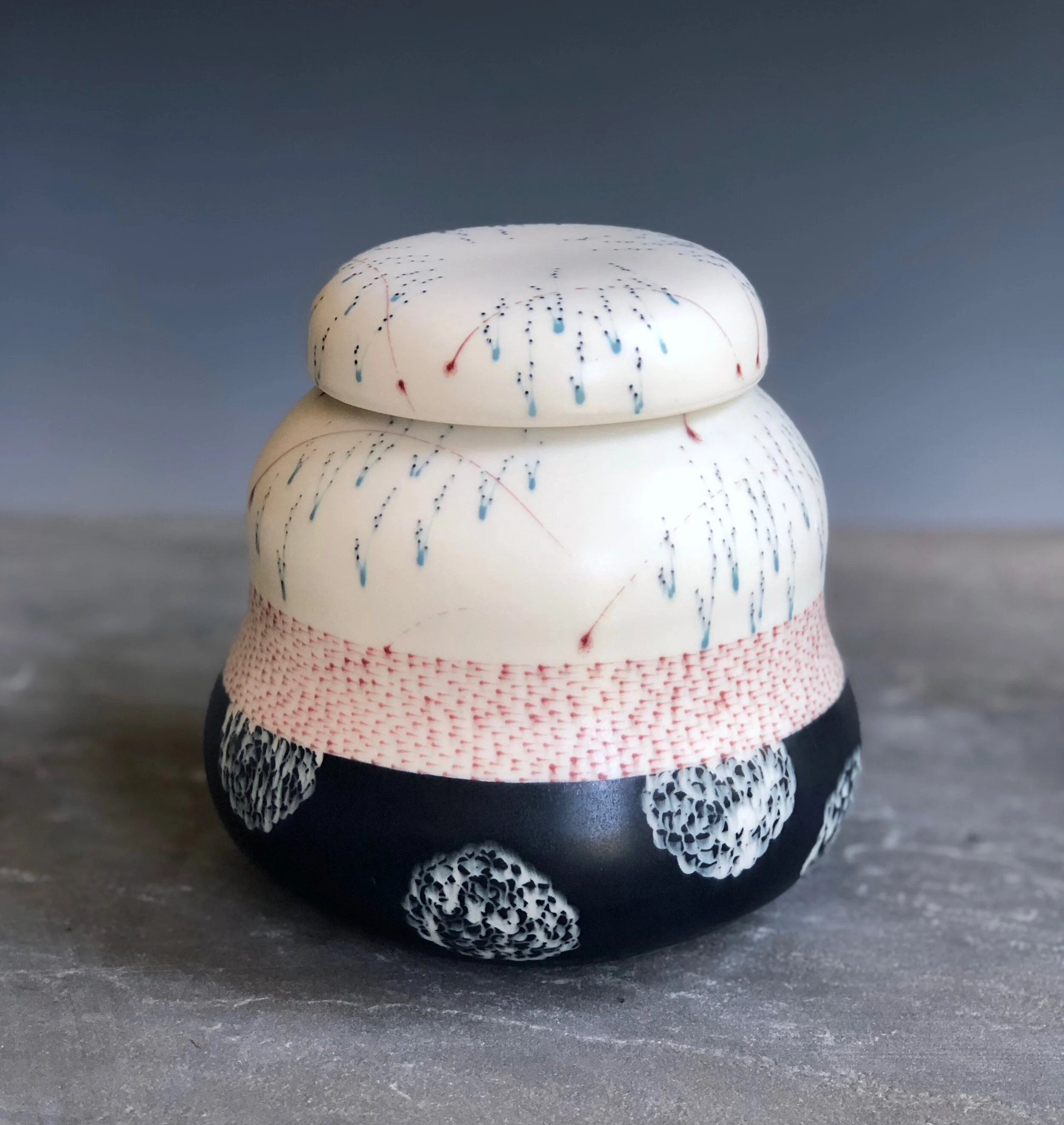 Chrysanthemum Ginger Jar 