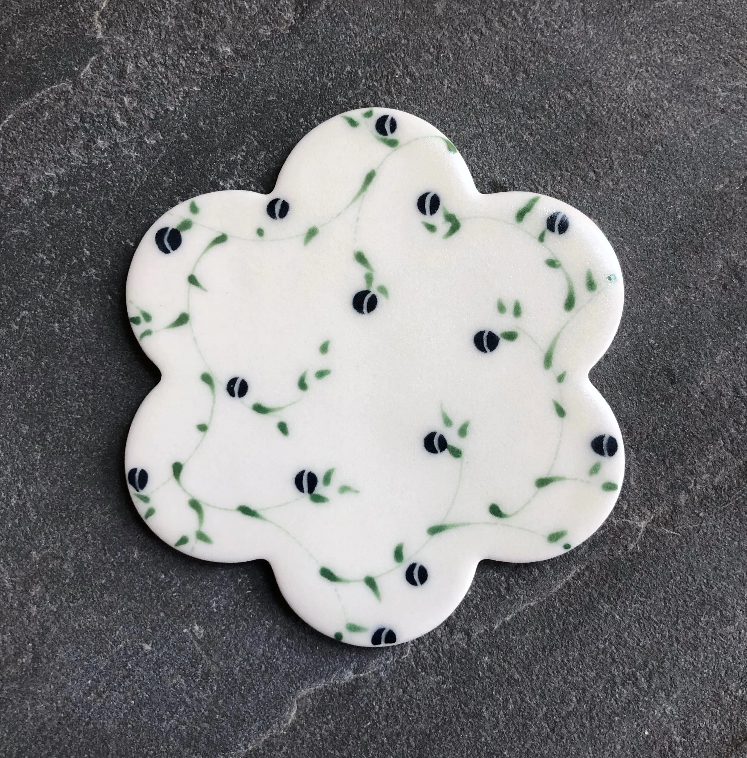 Green Branches Coaster 