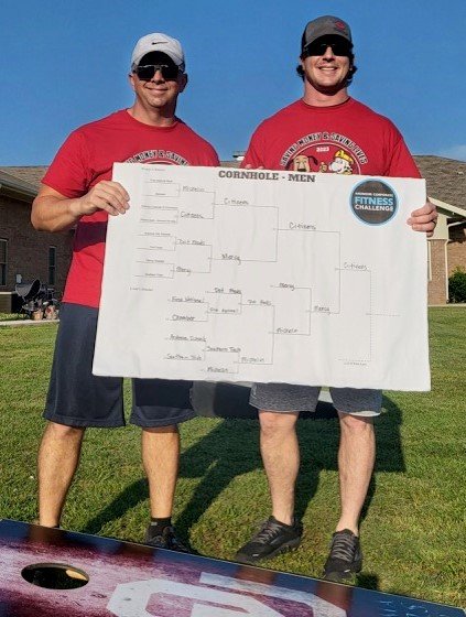 Cornhole - Citizens Men winners with bracket.JPG