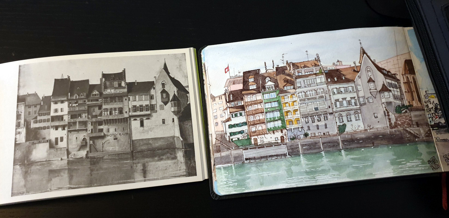 Houses on the Rhine