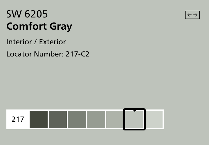 Sherwin Williams Gray Color Chart