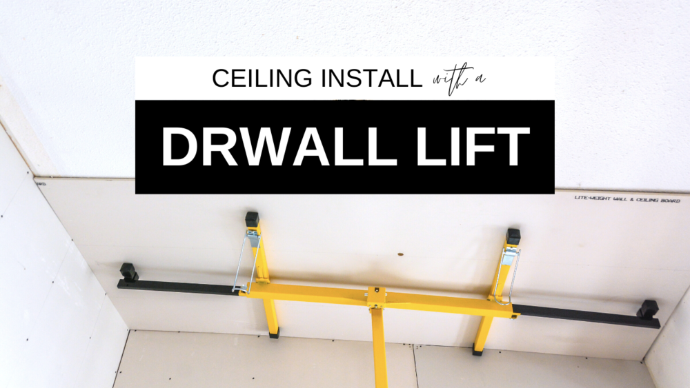 Using Drywall Lift For Ceilings Ep2 Katherine Forbes