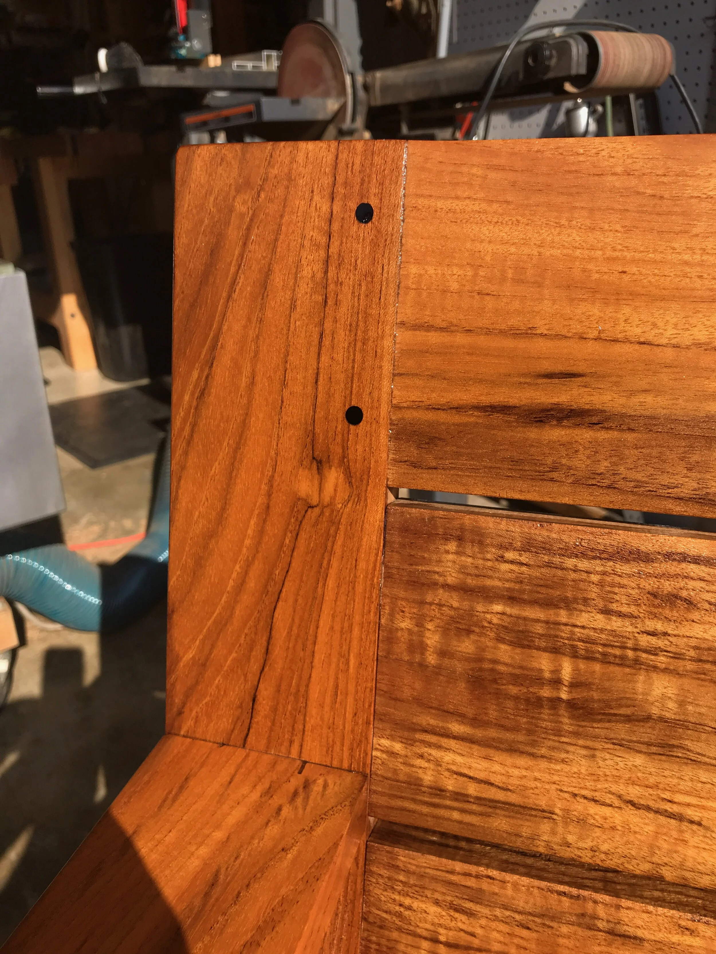 Outdoor teak arm chair